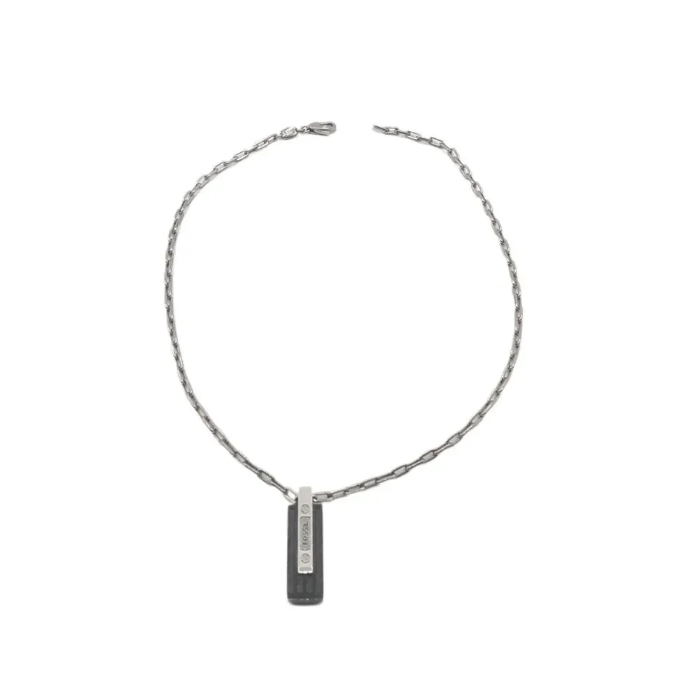 Fossil pendant necklace